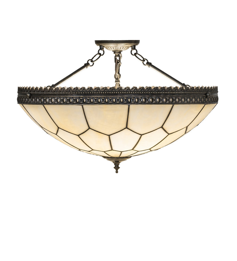 Meyda Tiffany 282247 Three Light Semi-Flushmount