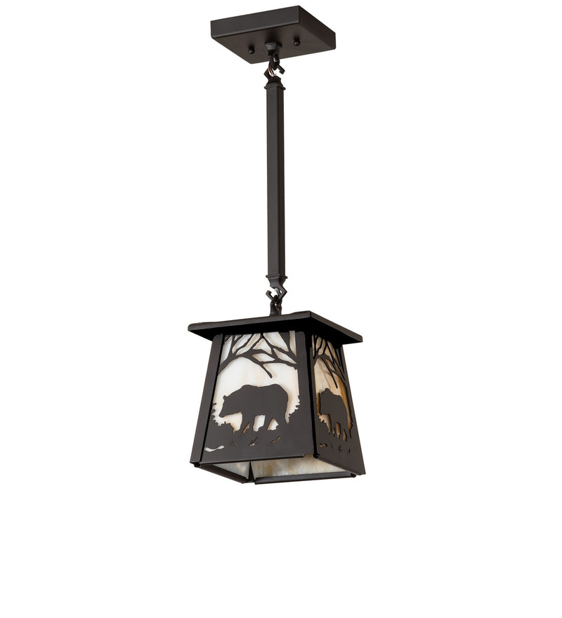 Meyda Tiffany 282329 One Light Mini Pendant, Oil Rubbed Bronze