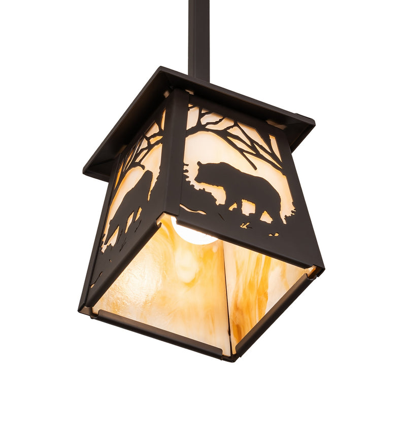Meyda Tiffany 282329 One Light Mini Pendant, Oil Rubbed Bronze