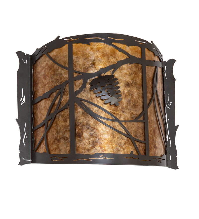 Meyda Tiffany 282452 One Light Wall Sconce, Timeless Bronze