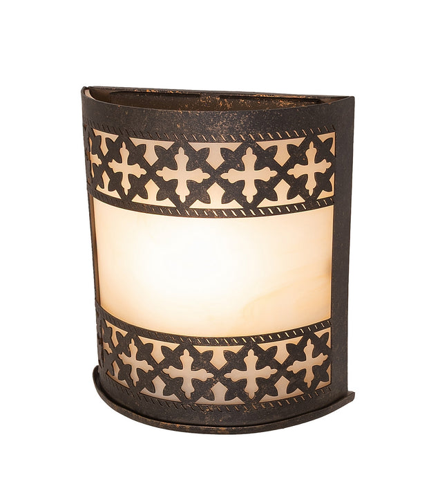 Meyda Tiffany 282458 One Light Wall Sconce, Golden Bronze