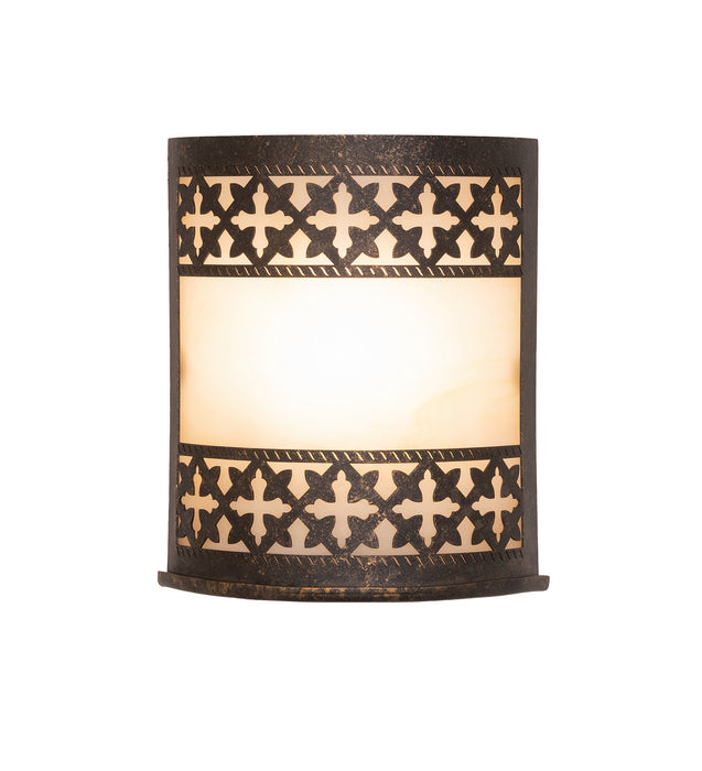 Meyda Tiffany 282458 One Light Wall Sconce, Golden Bronze