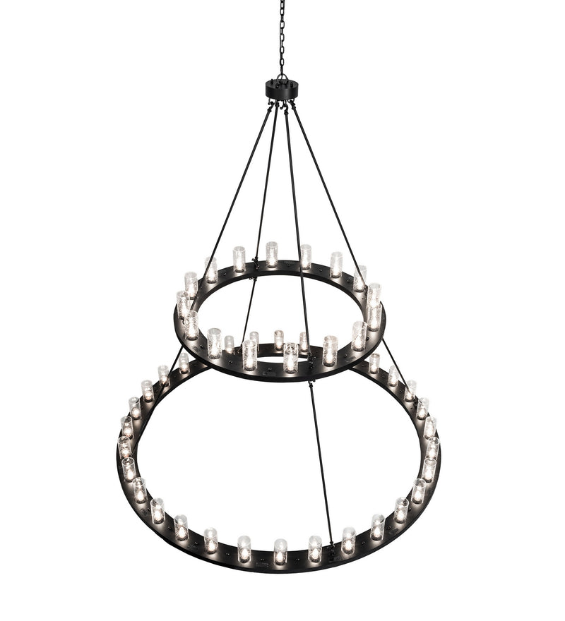 Meyda Tiffany 282920 LED Chandelier, Flat Black