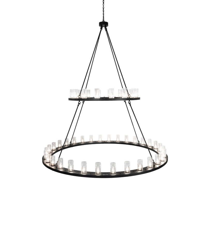 Meyda Tiffany 282920 LED Chandelier, Flat Black