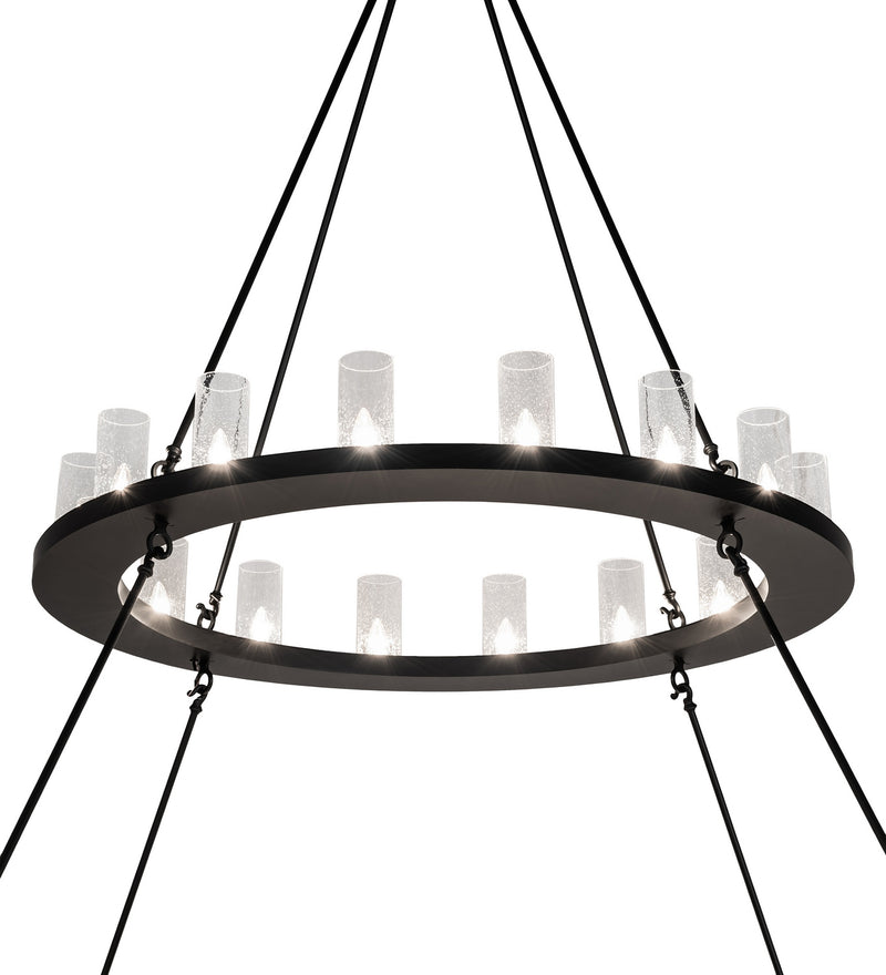 Meyda Tiffany 282920 LED Chandelier, Flat Black