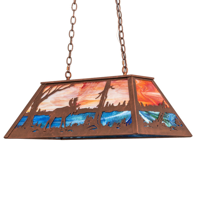 Meyda Tiffany 282943 Six Light Pendant, Industrial Copper-Premium