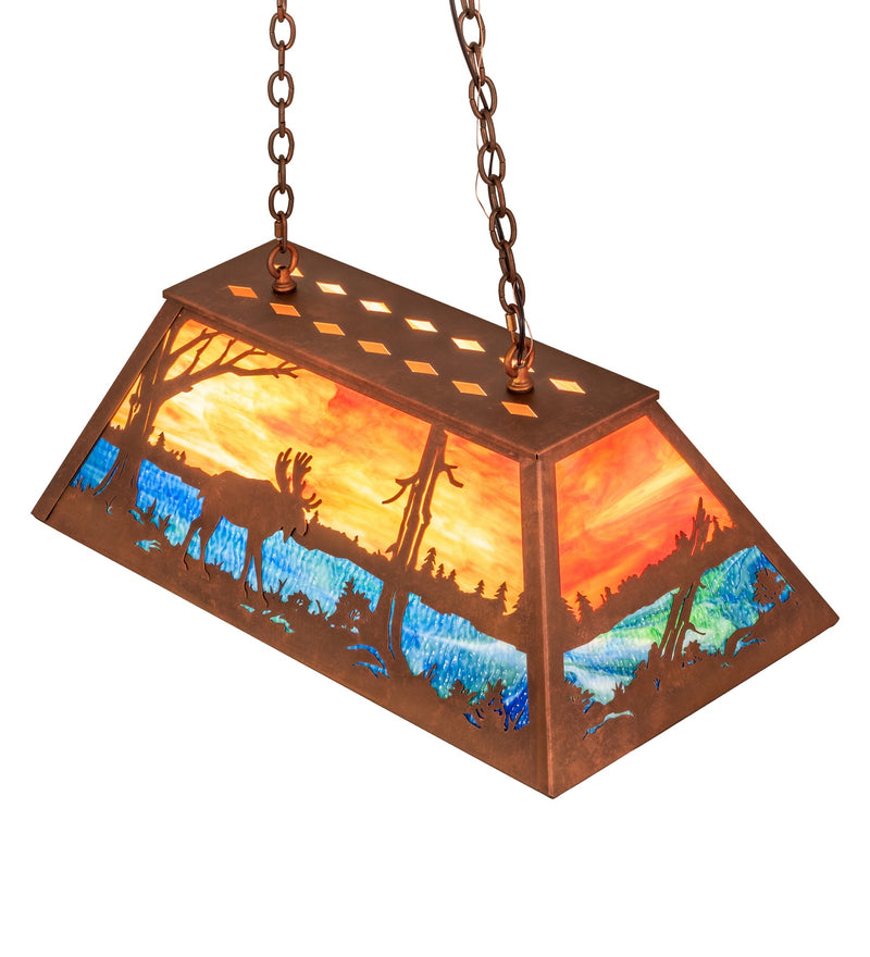 Meyda Tiffany 282943 Six Light Pendant, Industrial Copper-Premium