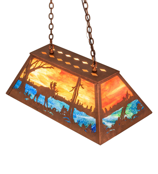 Meyda Tiffany 282943 Six Light Pendant, Industrial Copper-Premium