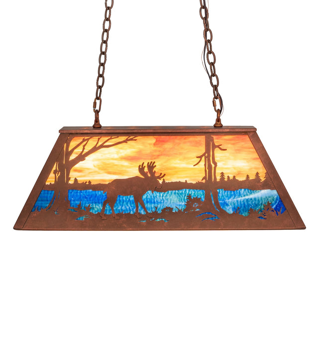 Meyda Tiffany 282943 Six Light Pendant, Industrial Copper-Premium