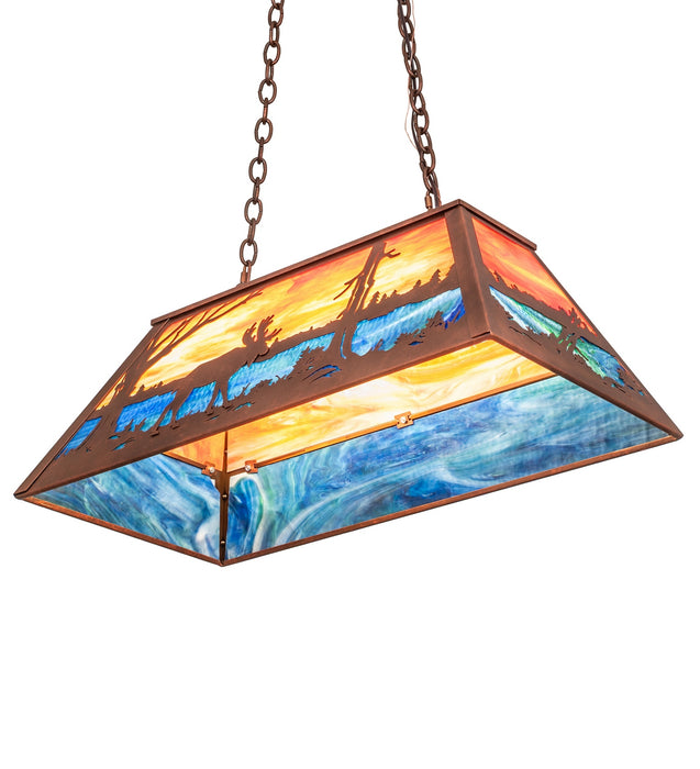 Meyda Tiffany 282943 Six Light Pendant, Industrial Copper-Premium