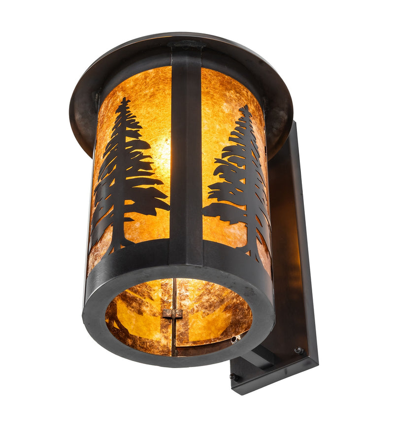Meyda Tiffany 282980 One Light Wall Sconce, Black Patina