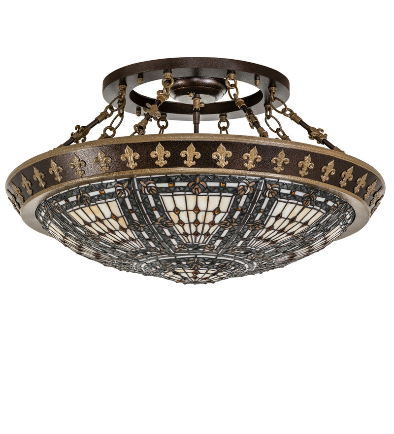 Meyda Tiffany 283082 Four Light Semi-Flushmount