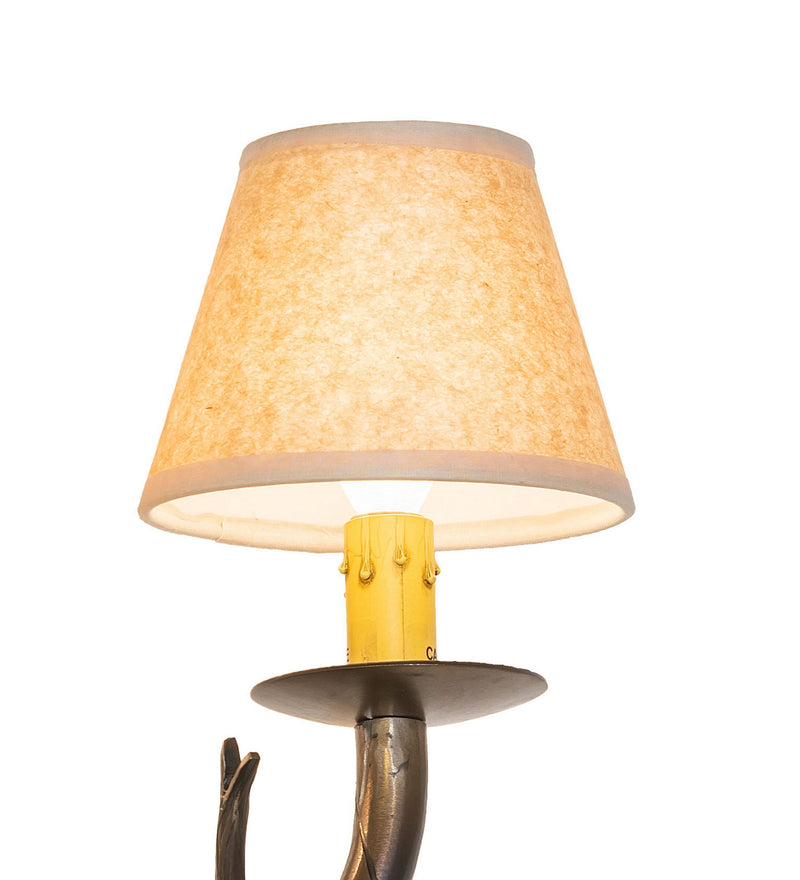 Meyda Tiffany 283595 Two Light Wall Sconce, Light Burnished Antique Copper