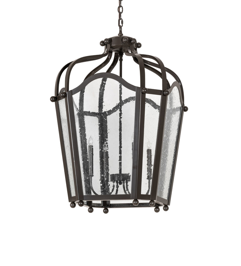 Meyda Tiffany 283707 Four Light Pendant, Timeless Bronze