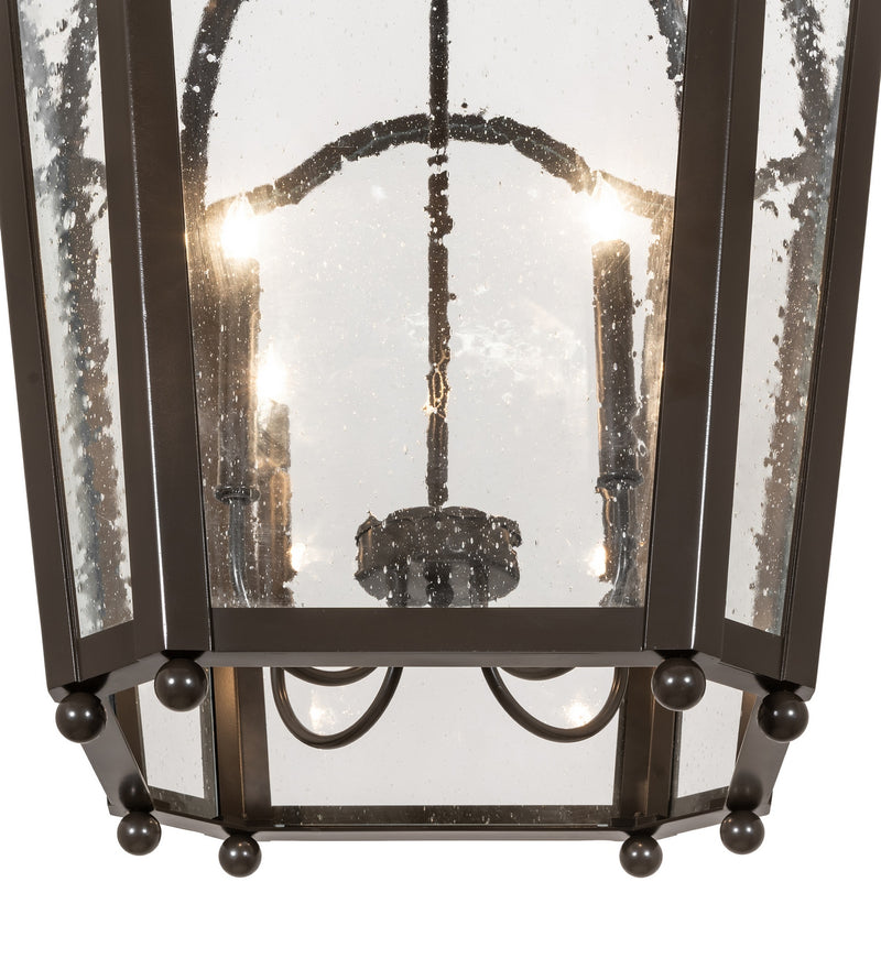 Meyda Tiffany 283707 Four Light Pendant, Timeless Bronze