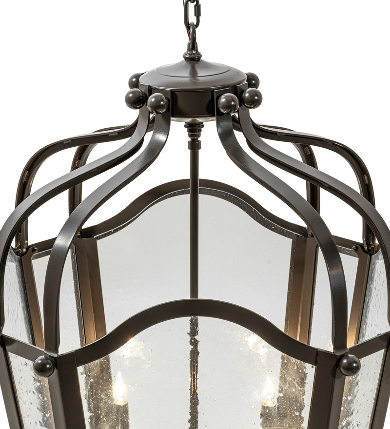 Meyda Tiffany 283707 Four Light Pendant, Timeless Bronze