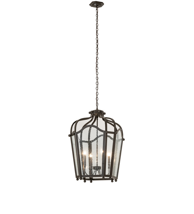 Meyda Tiffany 283707 Four Light Pendant, Timeless Bronze