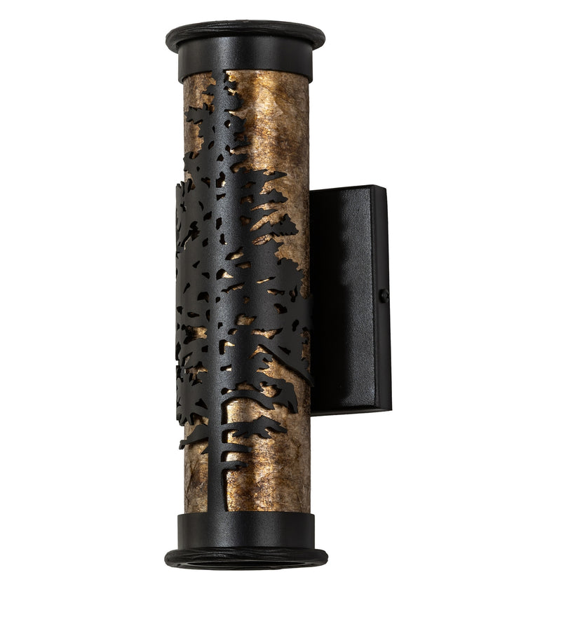 Meyda Tiffany 284148 LED Wall Sconce, Textured Black