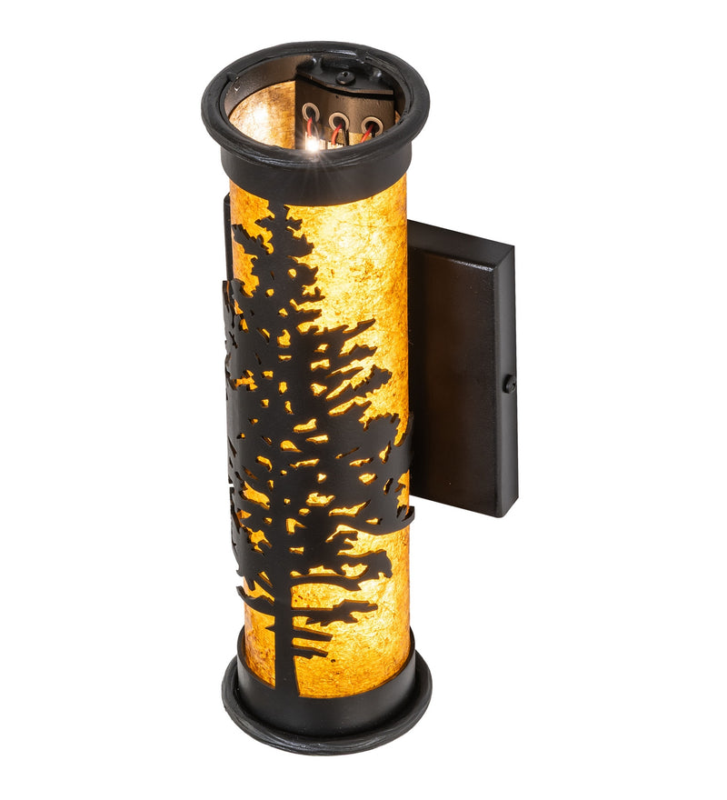 Meyda Tiffany 284148 LED Wall Sconce, Textured Black