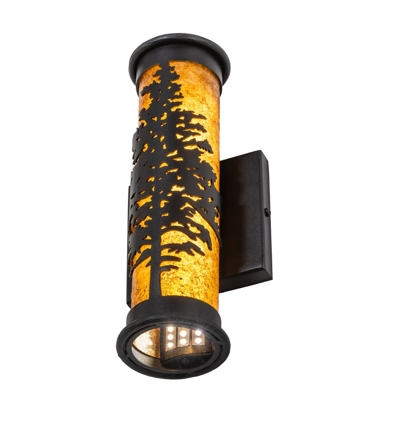 Meyda Tiffany 284148 LED Wall Sconce, Textured Black