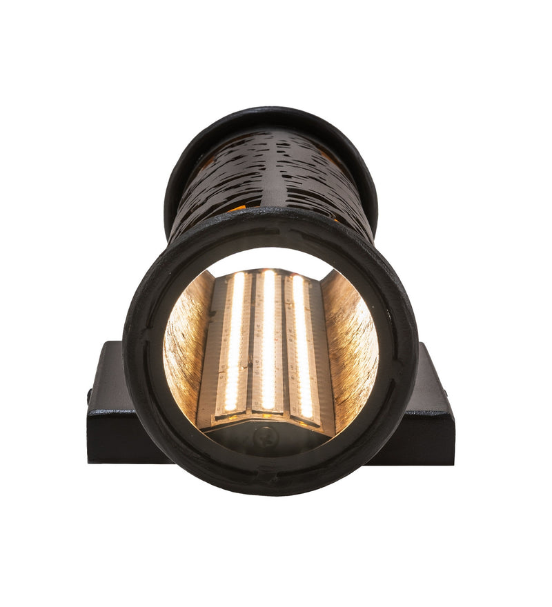 Meyda Tiffany 284148 LED Wall Sconce, Textured Black