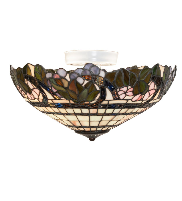 Meyda Tiffany 284596 Three Light Flushmount