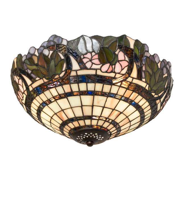 Meyda Tiffany 284596 Three Light Flushmount