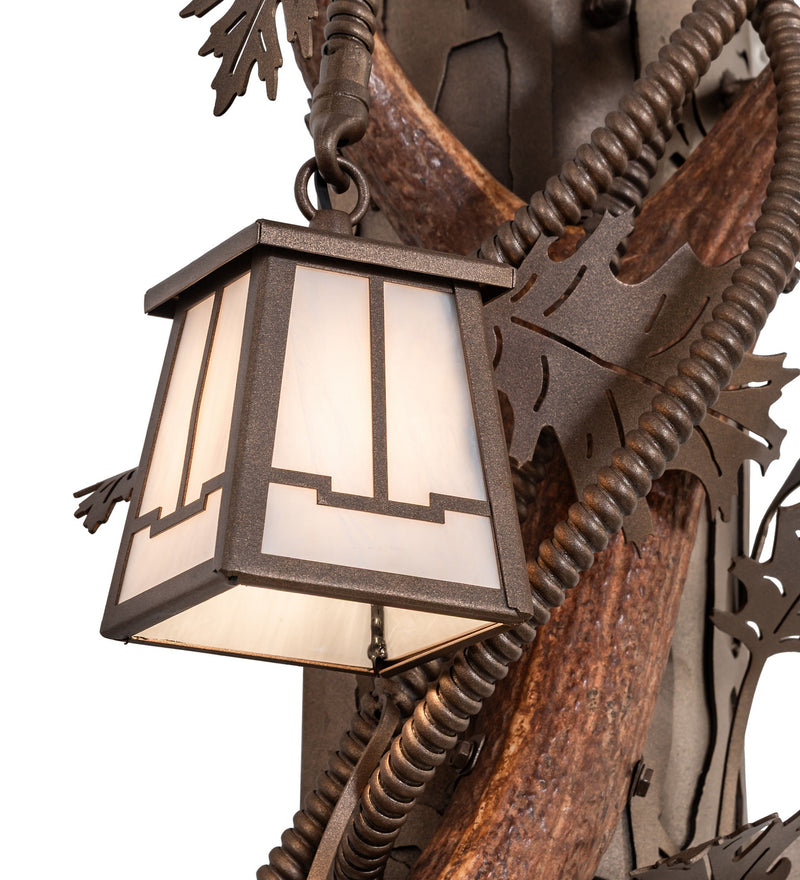 Meyda Tiffany 285216 Three Light Wall Sconce, Tyler Bronze