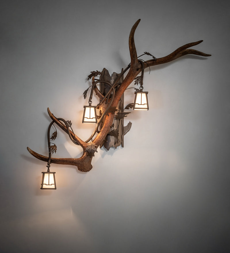 Meyda Tiffany 285216 Three Light Wall Sconce, Tyler Bronze