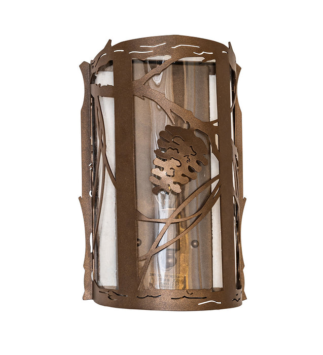 Meyda Tiffany 285637 One Light Wall Sconce, Tyler Bronze