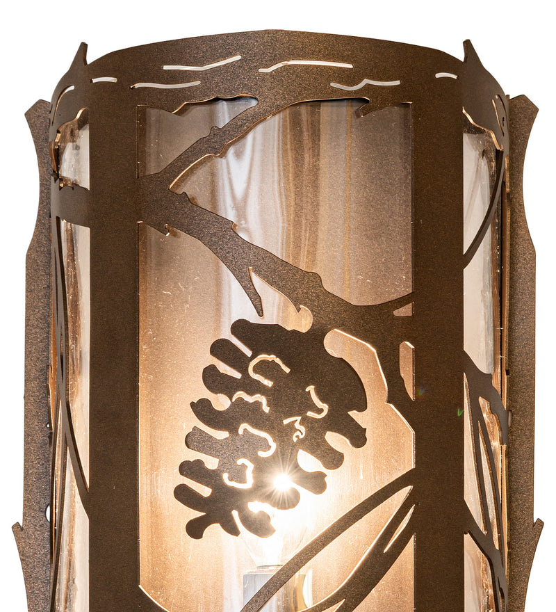 Meyda Tiffany 285637 One Light Wall Sconce, Tyler Bronze