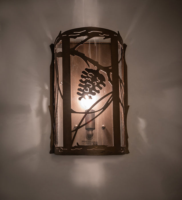 Meyda Tiffany 285637 One Light Wall Sconce, Tyler Bronze