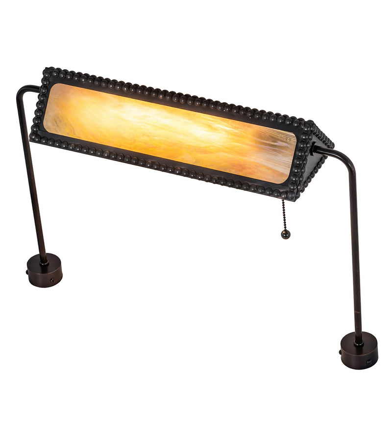 Meyda Tiffany 286006 One Light Banker's Lamp, Craftsman Brown