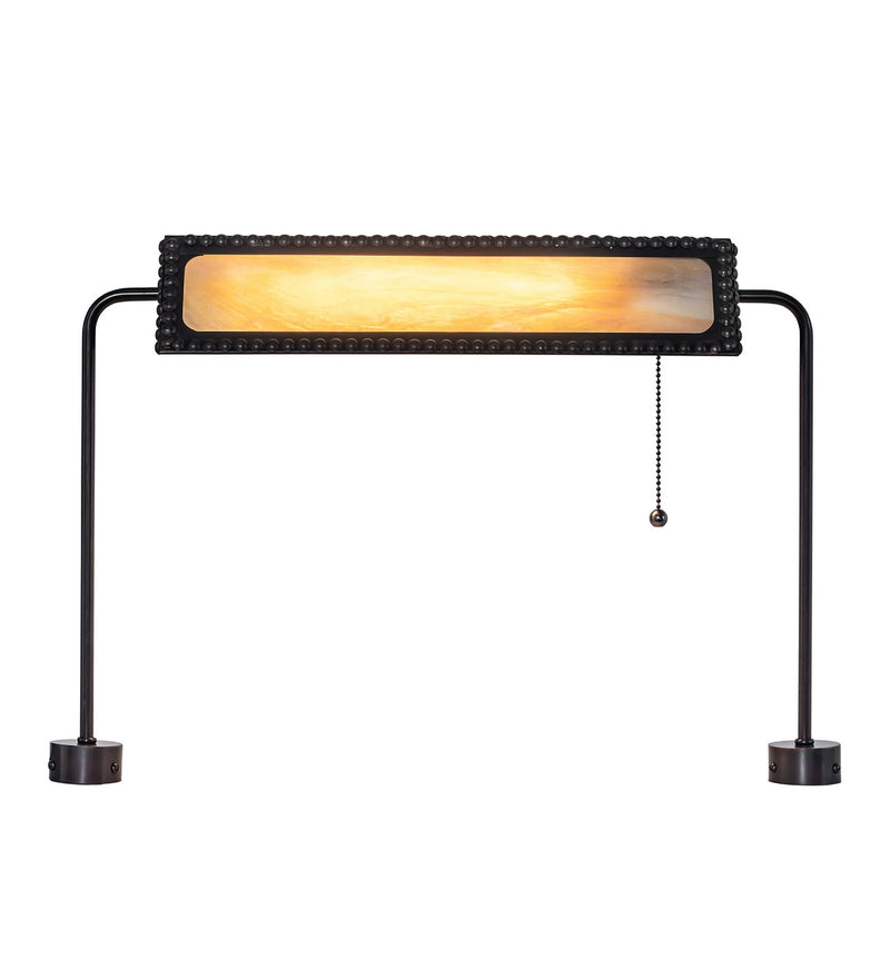 Meyda Tiffany 286006 One Light Banker's Lamp, Craftsman Brown