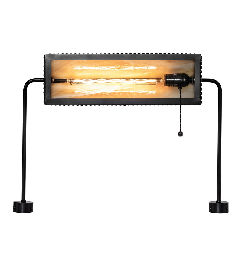 Meyda Tiffany 286006 One Light Banker's Lamp, Craftsman Brown