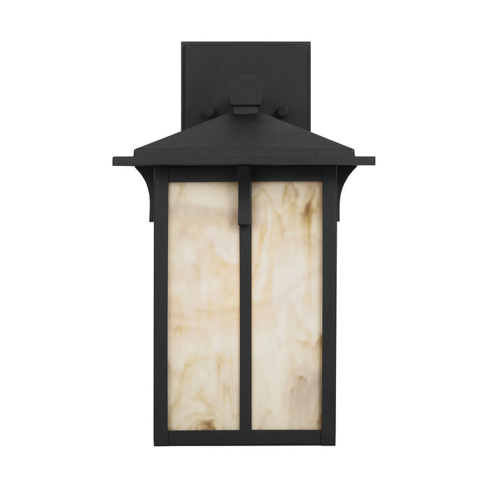 Generation Lighting 8652701CG-12 One Light Outdoor Wall Lantern, Black