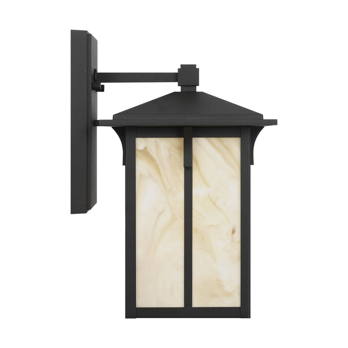Generation Lighting 8652701CG-12 One Light Outdoor Wall Lantern, Black