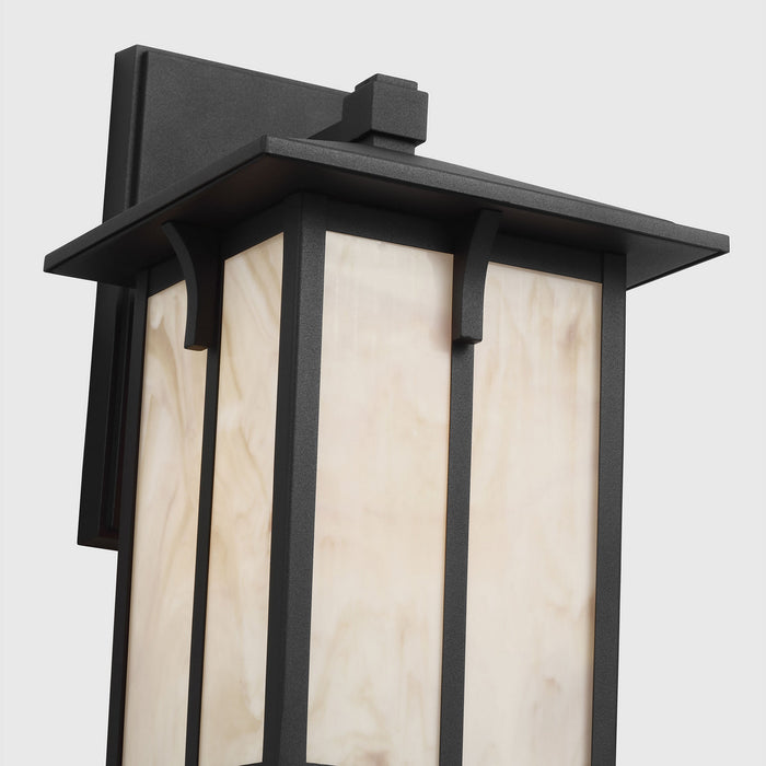 Generation Lighting 8652701CG-12 One Light Outdoor Wall Lantern, Black