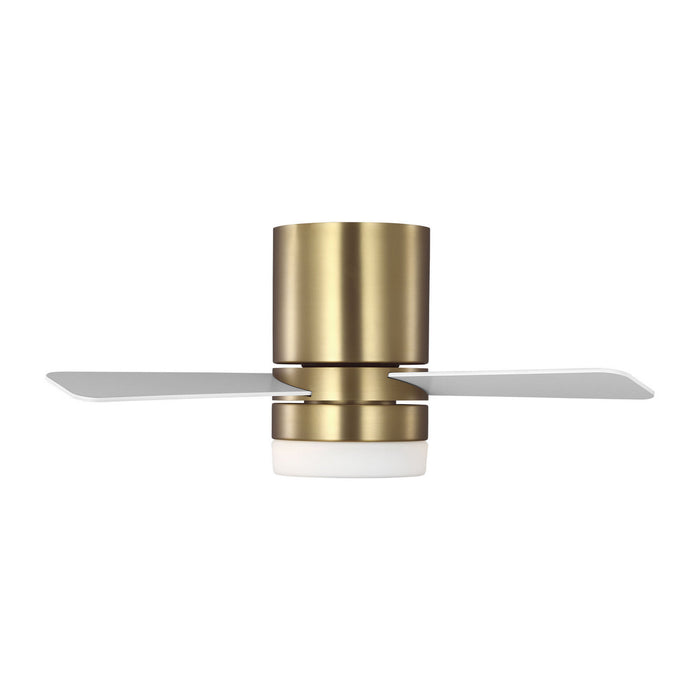 Generation Lighting 3ERHR32BBSD 32" Ceiling Fan, Burnished Brass