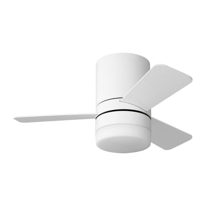Generation Lighting 3ERHR32RZWD 32" Ceiling Fan, Matte White