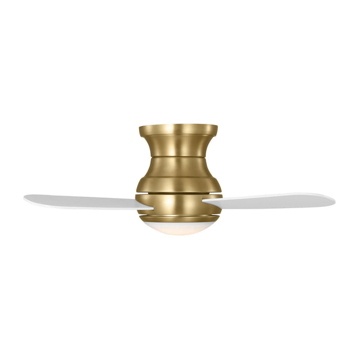 Generation Lighting 3OBSHR32SBD 32" Ceiling Fan, Satin Brass