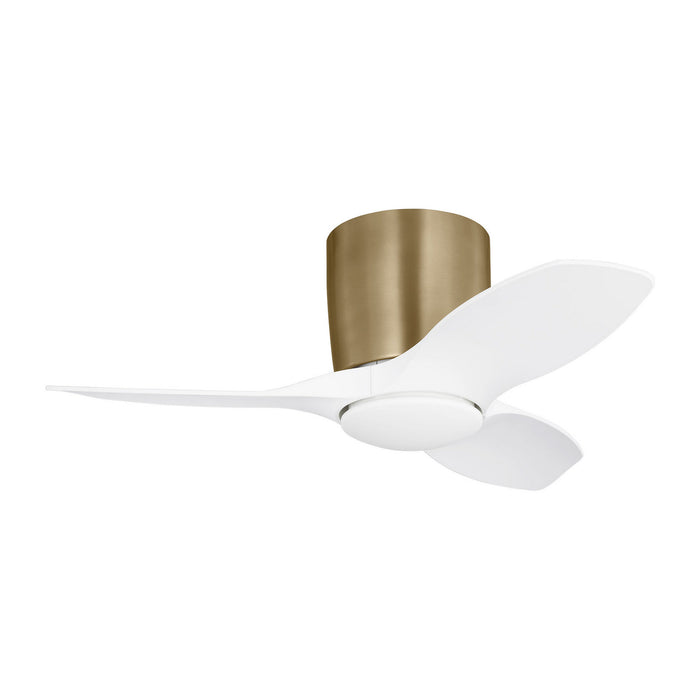 Generation Lighting 3TTHR32SBD 32" Ceiling Fan, Satin Brass