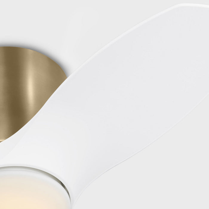 Generation Lighting 3TTHR32SBD 32" Ceiling Fan, Satin Brass