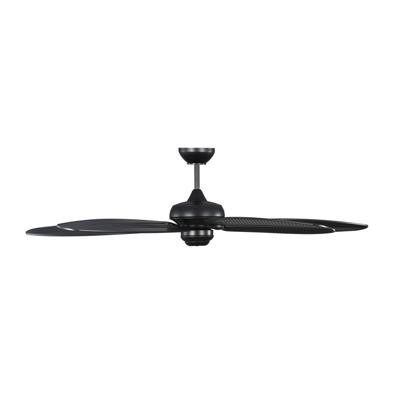 Generation Lighting 5CUR60BK 60" Ceiling Fan, Matte Black