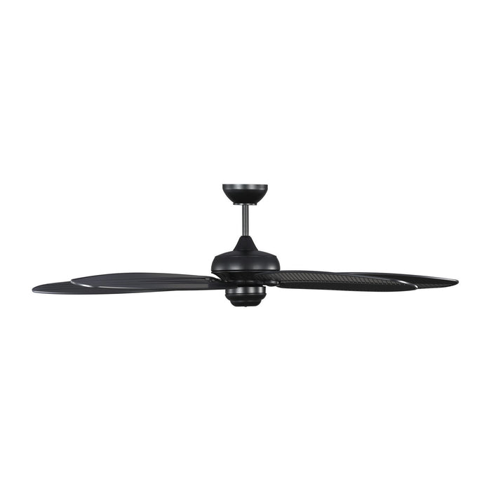 Generation Lighting 5CUR60BK 60" Ceiling Fan, Matte Black