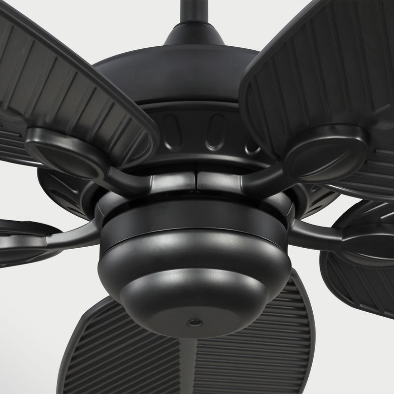 Generation Lighting 5CUR60BK 60" Ceiling Fan, Matte Black