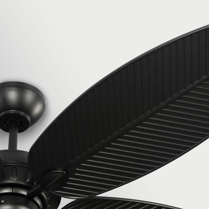 Generation Lighting 5CUR60BK 60" Ceiling Fan, Matte Black