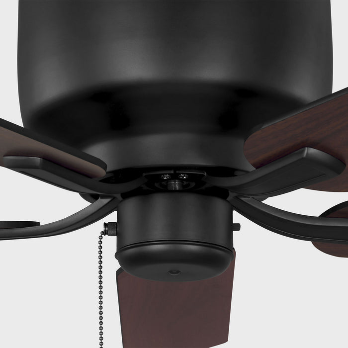 Generation Lighting 5LDH52MBK 52" Ceiling Fan, Midnight Black