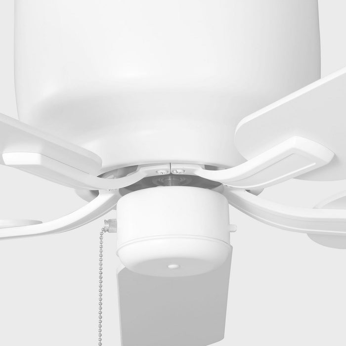 Generation Lighting 5LDH52RZW 52" Ceiling Fan, Matte White