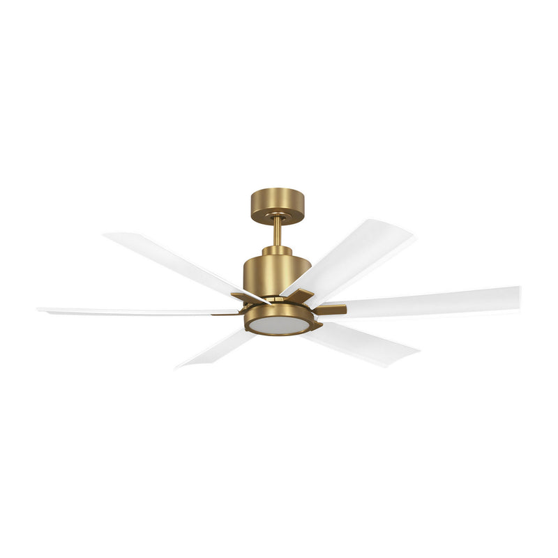 Generation Lighting 6FLSM52BBSD 52" Ceiling Fan, Burnished Brass